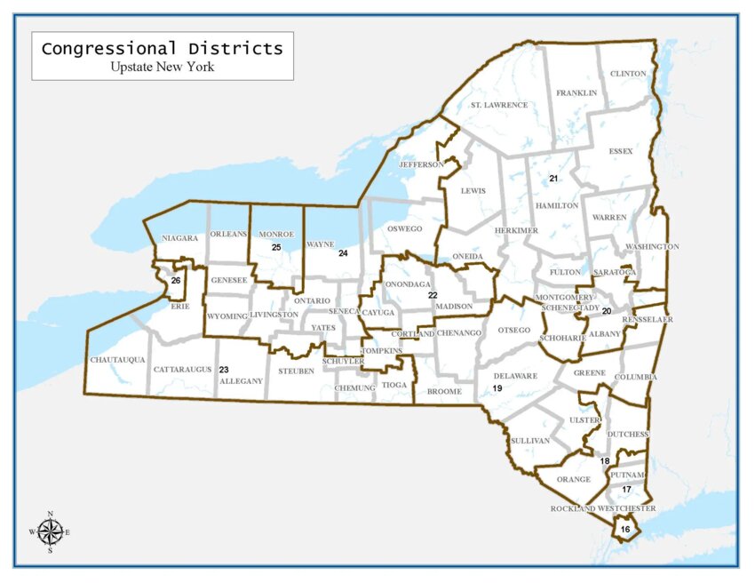 New Congressional District Maps In Nys Unveiled Sullivan County Democrat